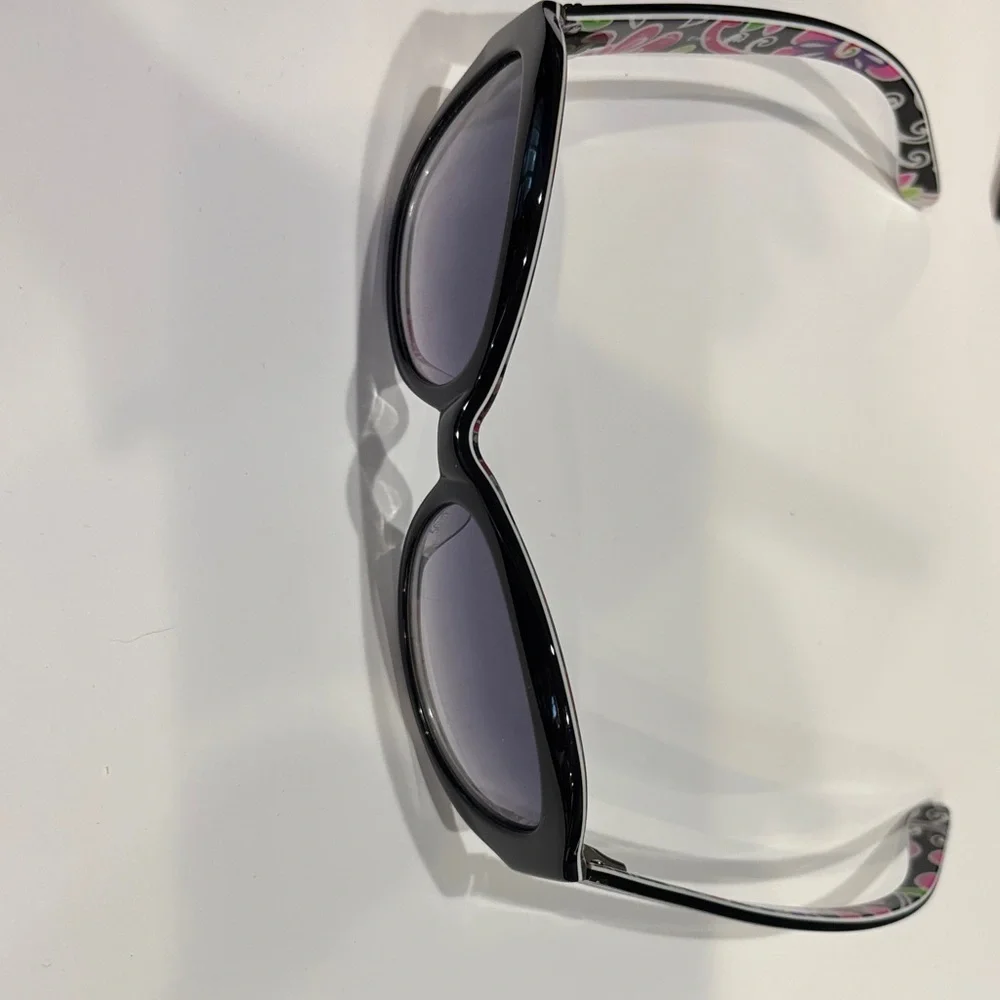 Vera Bradley Sunglasses Black with Floral Accents
